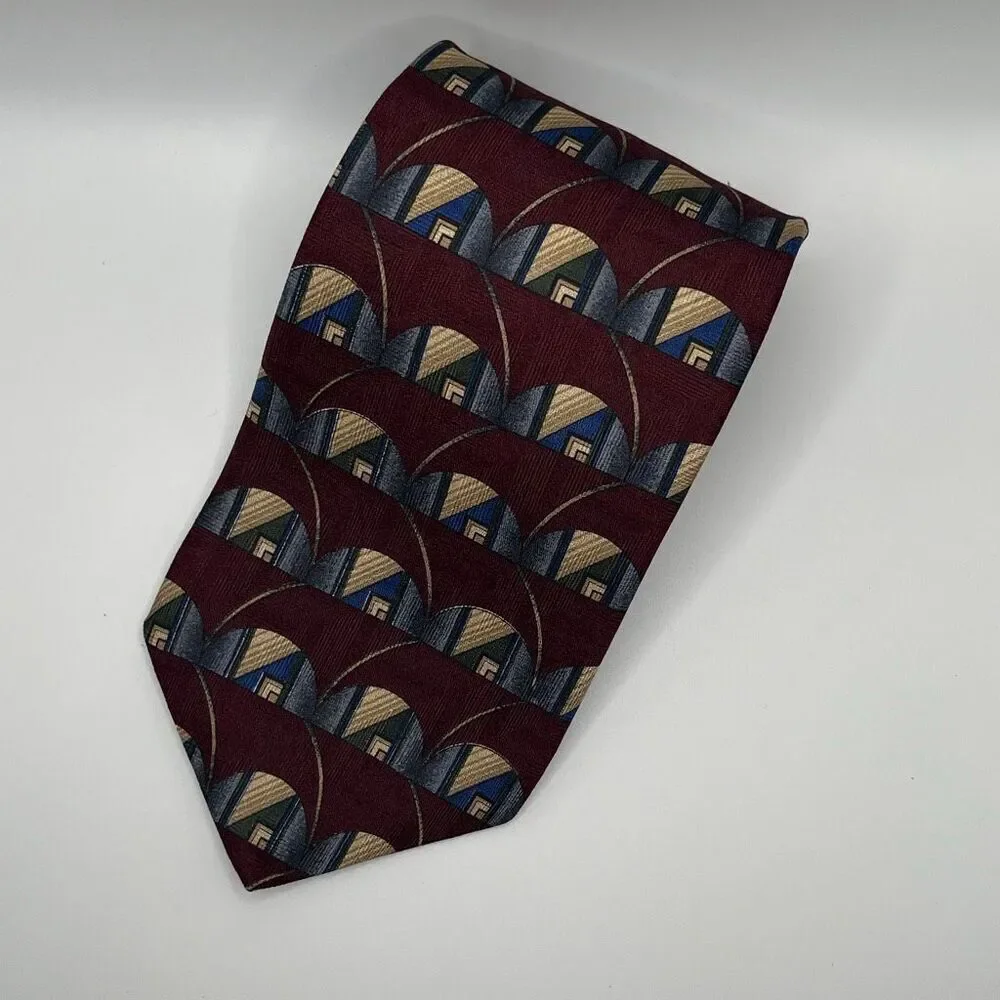 Vintage ARDEN Cravats Imported Silk Neck Tie Made in the USA‎